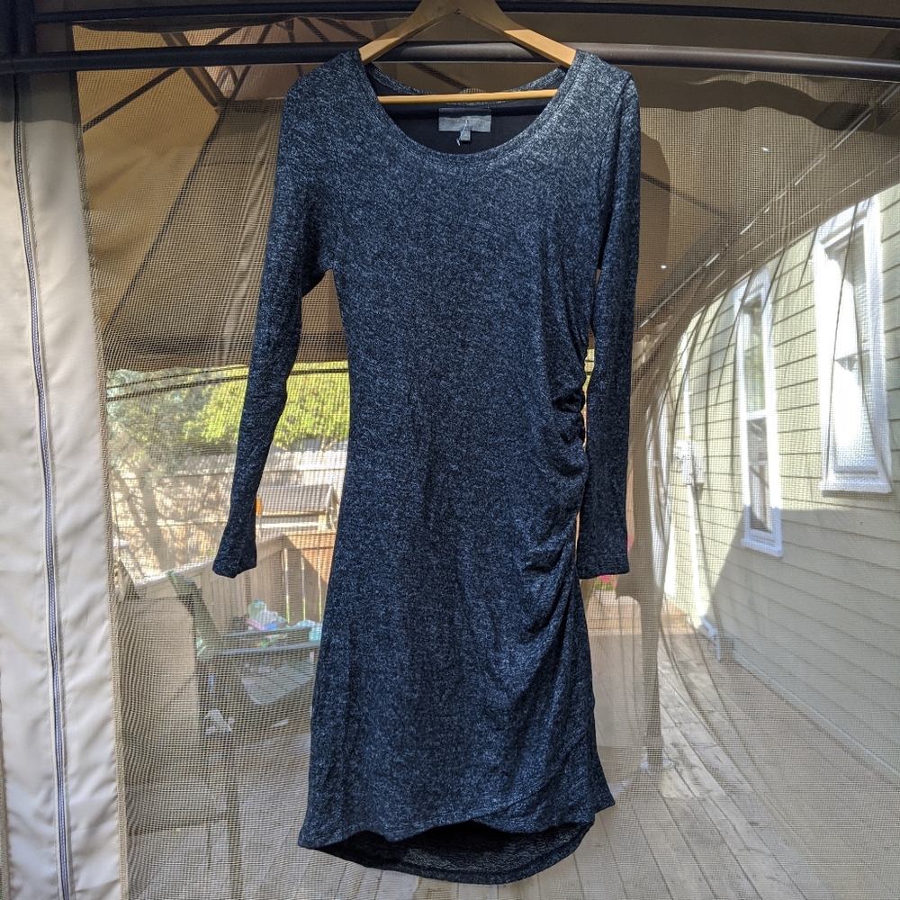 🍃Sunday In Brooklyn Soft Gray Dress Knit New - Picture 5 of 11